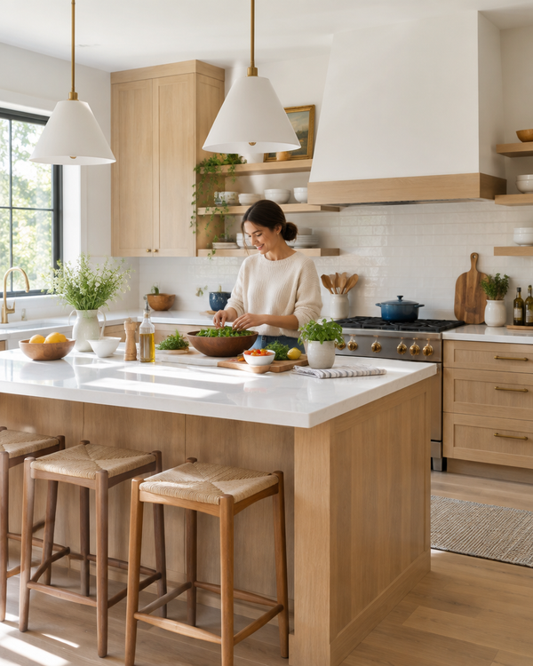 Modern bright kitchen