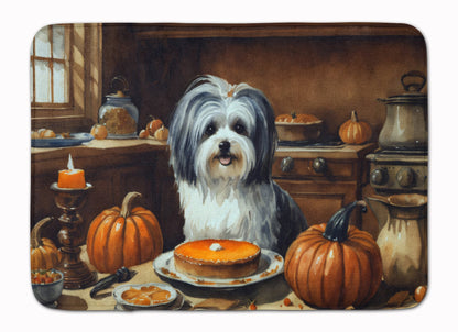 Havanese Fall Kitchen Pumpkins Memory Foam Kitchen Mat