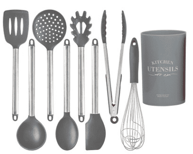 Modern and Simple Silicone Kitchen Utensil and Appliance Set