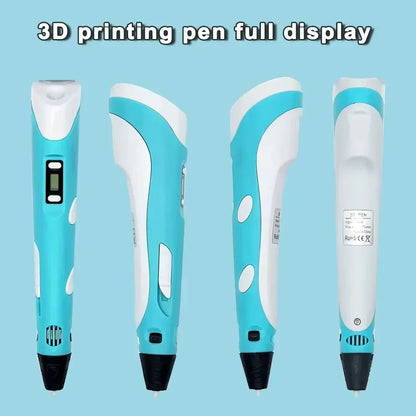 Kids 3D Pen – Creativity Studio Kit (Low-Temp & Safe)