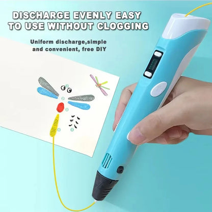 Kids 3D Pen – Creativity Studio Kit (Low-Temp & Safe)