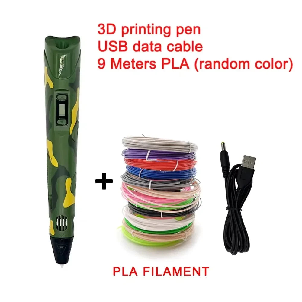 Kids 3D Pen – Creativity Studio Kit (Low-Temp & Safe)