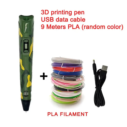Kids 3D Pen – Creativity Studio Kit (Low-Temp & Safe)