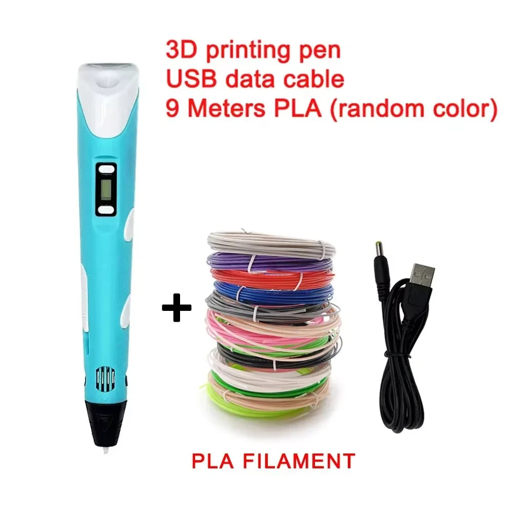 Kids 3D Pen – Creativity Studio Kit (Low-Temp & Safe)