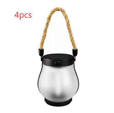 Outdoor Lighting Flickering Flame Garden Lamp