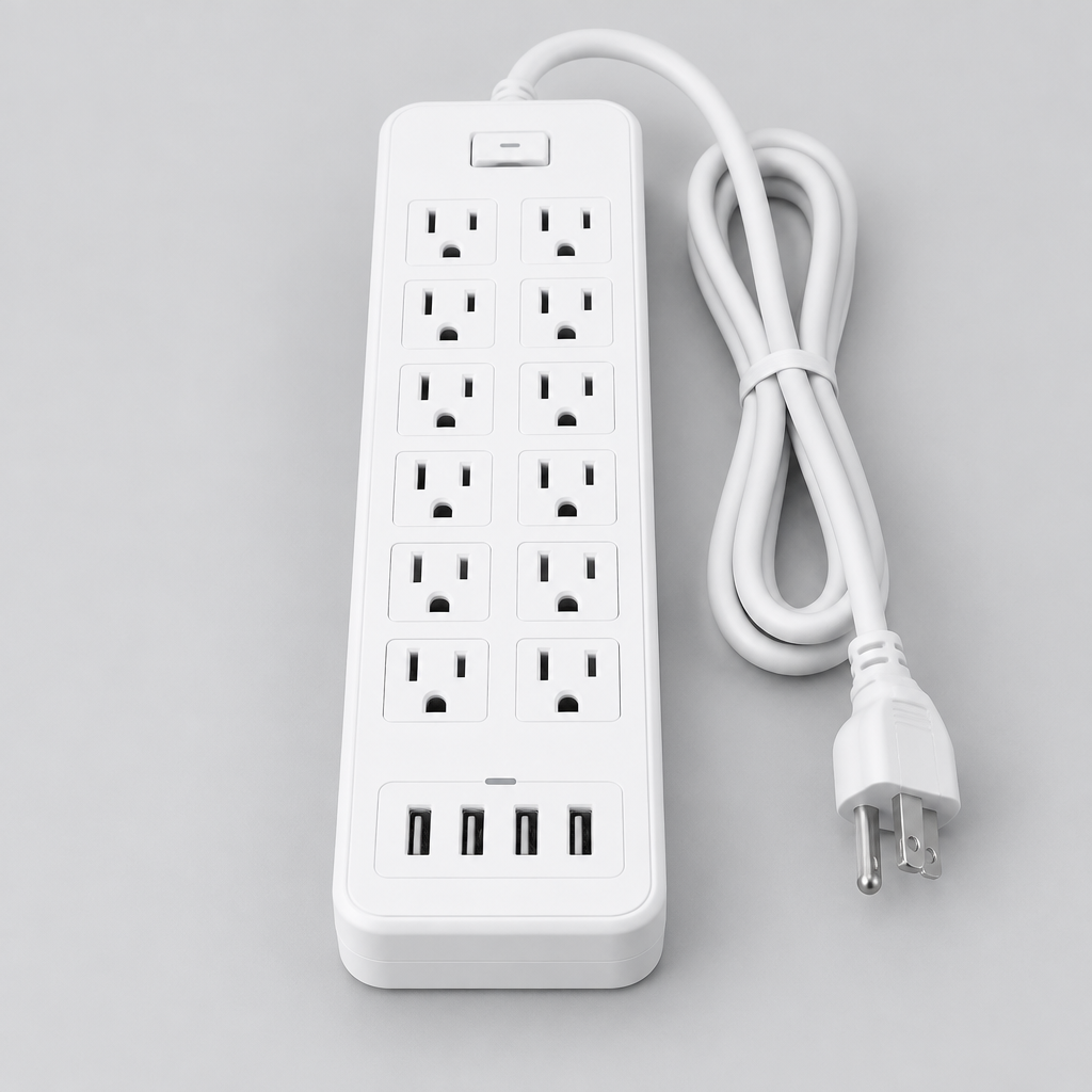 12-Outlet Surge Protector Power Strip
